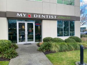 Exterior of My Dentist at Morgan Creek family dental clinic in South Surrey