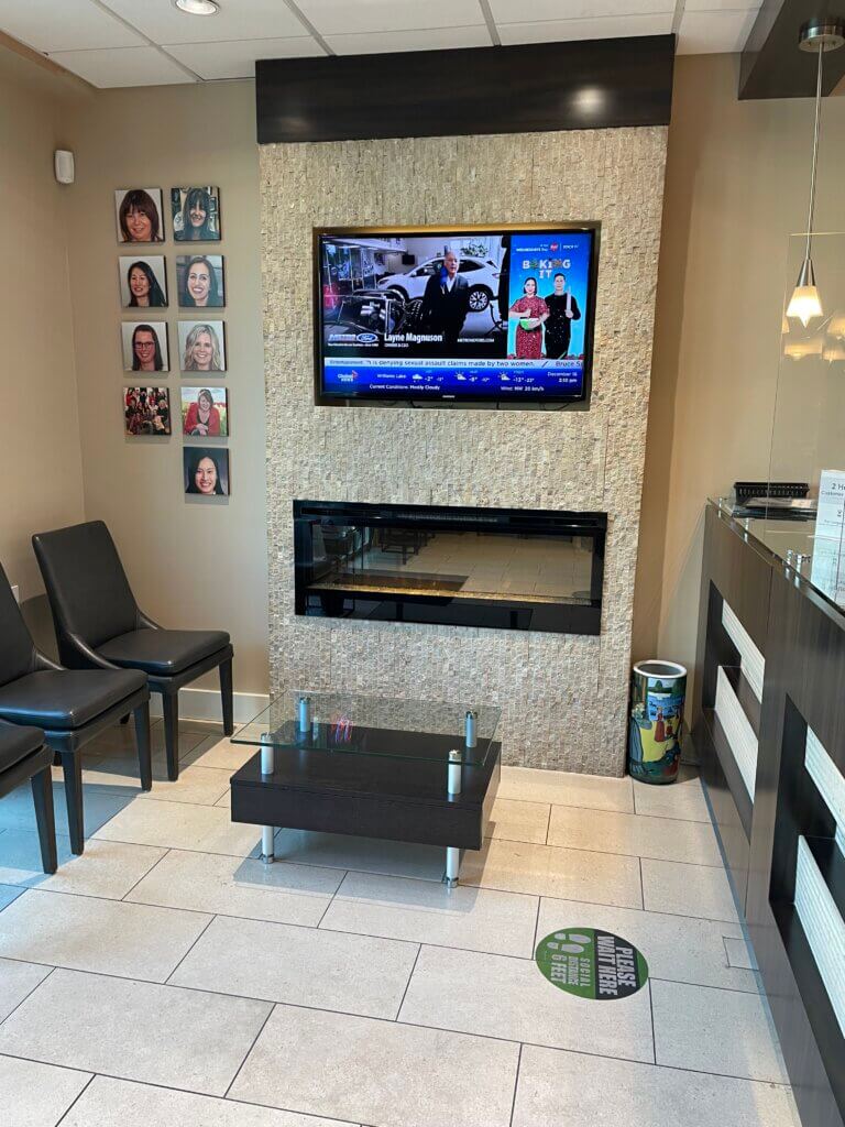 family friendly waiting room at My Dentist at Morgan Creek in South Surrey
