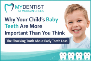 title card for why child's baby teeth are important